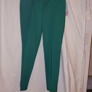 New York & Company Teal Green Tailored Ankle Pants
